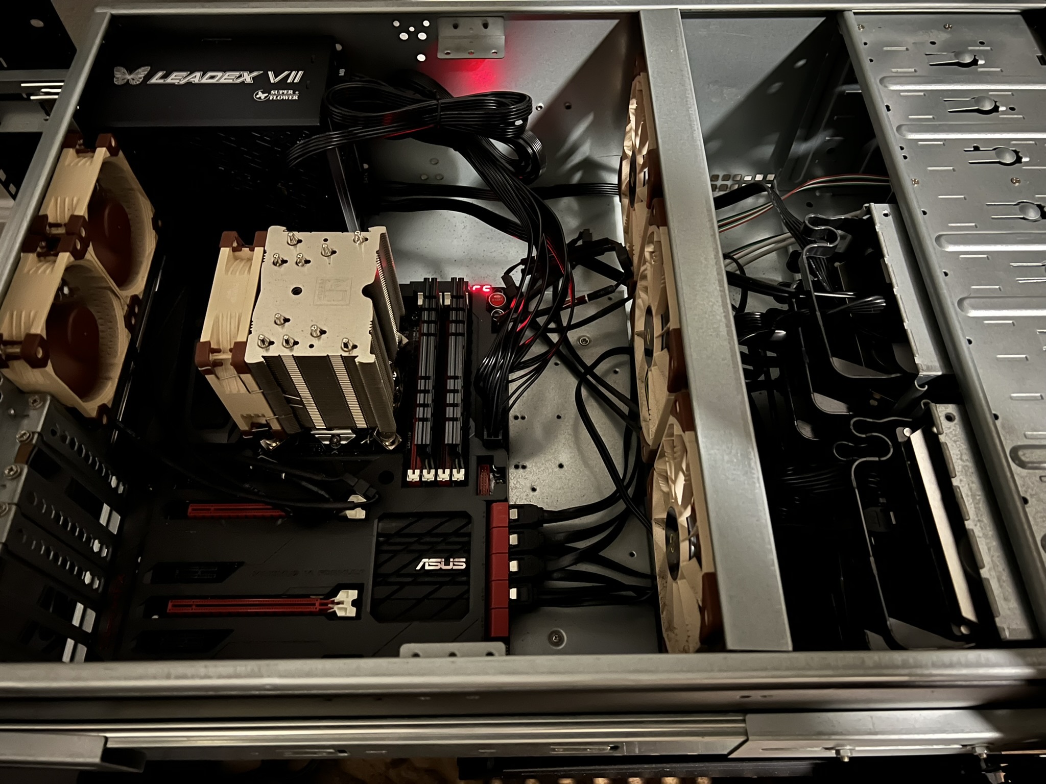 Inside of my Unraid server